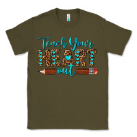 Army Green teach your heart out Classic Tee - texasbilliewilder