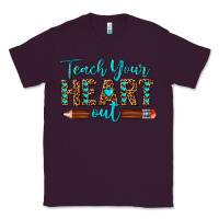 Plum teach your heart out Classic Tee - texasbilliewilder