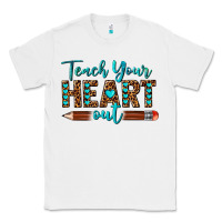 White teach your heart out Classic Tee - texasbilliewilder