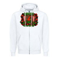 White santa's favorite elf Zipper Hoodie - RanaPortraitStore