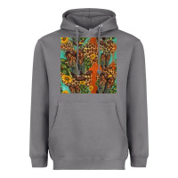 Storm western boots and sunflowers seamless pattern Heavyweight Hoodie - HRA Design Shop