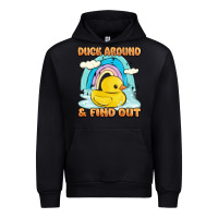 Black duck around and find out Urban Hoodie - MaliasSmallBusiness