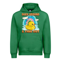 Emerald duck around and find out Urban Hoodie - MaliasSmallBusiness
