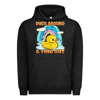 Pigment Black duck around and find out Urban Hoodie - MaliasSmallBusiness