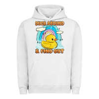 Pigment Lunar Rock duck around and find out Urban Hoodie - MaliasSmallBusiness