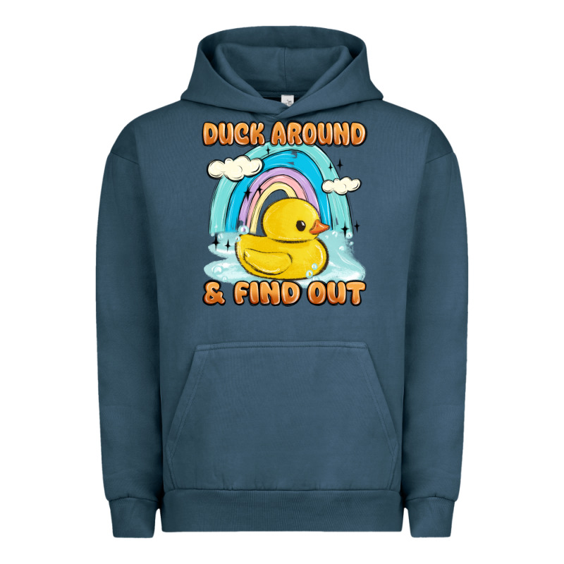 Duck Around And Find Out Urban Hoodie by MaliasSmallBusiness | Teevron