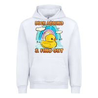 White duck around and find out Urban Hoodie - MaliasSmallBusiness