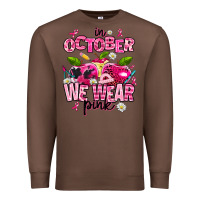 Chestnut in october we wear pink teachers Premium Sweatshirt - AdoDesignShop