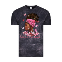 Cloud Black stronger than cancer Vintage Tee - BarkalooDesign