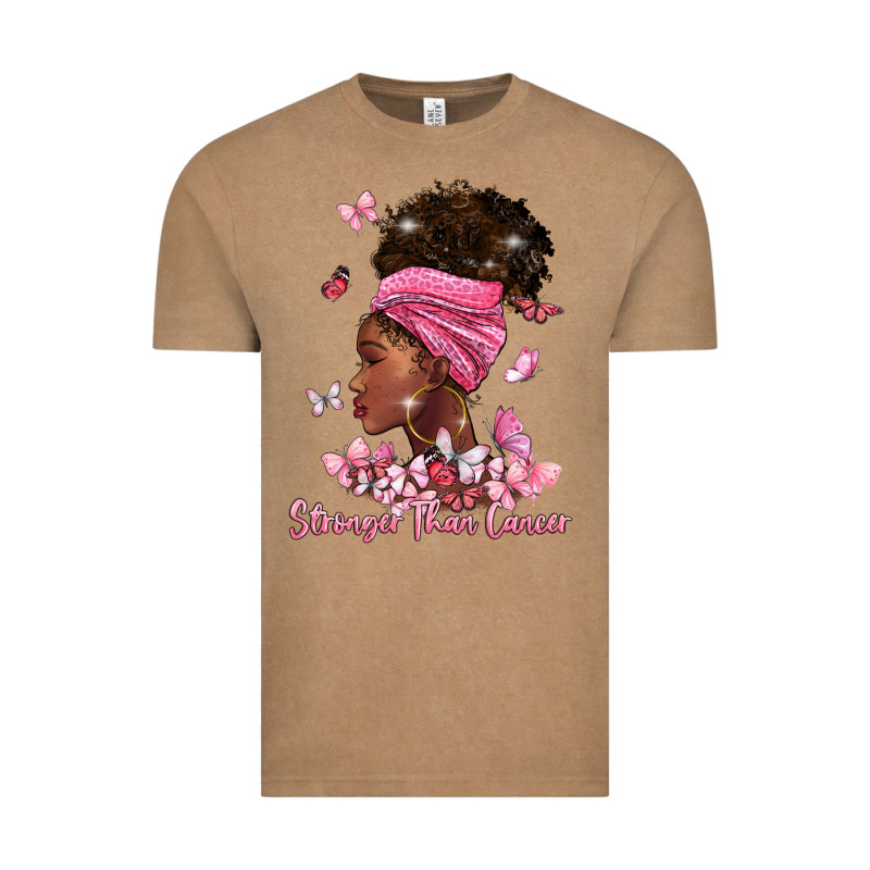 Stronger Than Cancer Vintage Tee by BarkalooDesign | Teevron