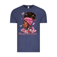 Vintage Denim stronger than cancer Vintage Tee - BarkalooDesign