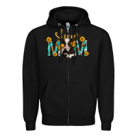 Black show mom with cow mothers day Zipper Hoodie - texasbilliewilder