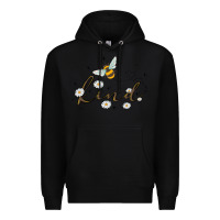 Black bee kind Premium Hoodie - MaliasSmallBusiness