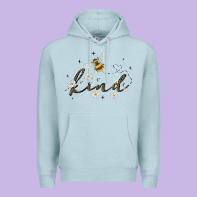 Bee Kind Premium Hoodie Designed By Maliassmallbusiness