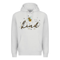 Dove Grey bee kind Premium Hoodie - MaliasSmallBusiness