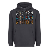 Smoke western western western Heavyweight Hoodie - CowhideDigitalArt