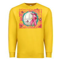 Lemon pink out breast cancer volleyballs Premium Sweatshirt - AdoDesignShop