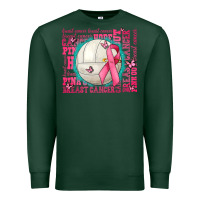 Sports Green pink out breast cancer volleyballs Premium Sweatshirt - AdoDesignShop