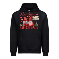 Black i love being a lunch lady Urban Hoodie - MaliasSmallBusiness
