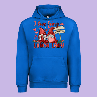 I Love Being A Lunch Lady Urban Hoodie Designed By Maliassmallbusiness