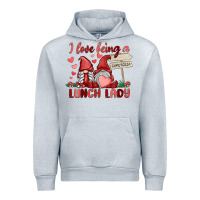Heather Grey i love being a lunch lady Urban Hoodie - MaliasSmallBusiness
