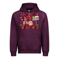 Mauve Wine i love being a lunch lady Urban Hoodie - MaliasSmallBusiness