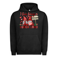 Pigment Black i love being a lunch lady Urban Hoodie - MaliasSmallBusiness