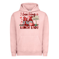 Pigment Salmon i love being a lunch lady Urban Hoodie - MaliasSmallBusiness