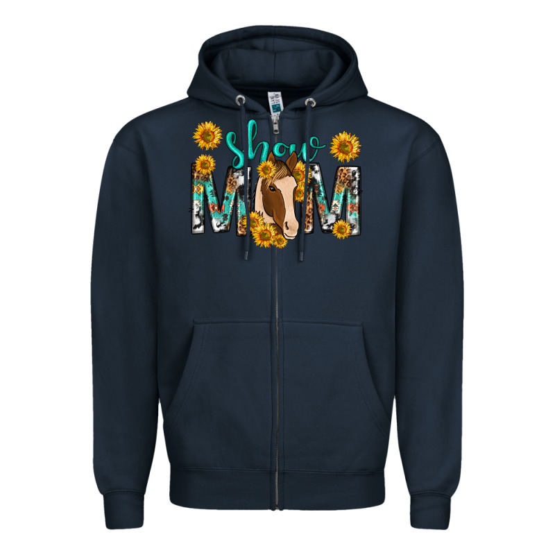 Show Mom With Horse Mothers Day Zipper Hoodie by texasbilliewilder | Teevron