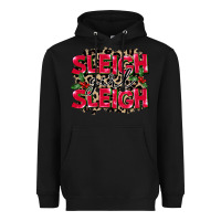 Black Sleigh Girl Sleigh Heavyweight Hoodie - FaDigitalArtStudio