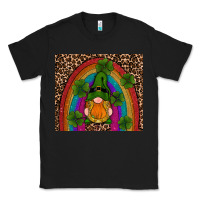 Black st patricks day gnomes shamrock rainwow Classic Tee - RanaPortraitStore