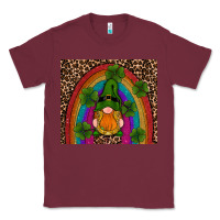 Burgundy st patricks day gnomes shamrock rainwow Classic Tee - RanaPortraitStore