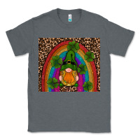 Charcoal Heather st patricks day gnomes shamrock rainwow Classic Tee - RanaPortraitStore