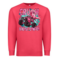 Cardinal crush breast cancer Premium Sweatshirt - AdoDesignShop