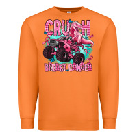 Carrot crush breast cancer Premium Sweatshirt - AdoDesignShop