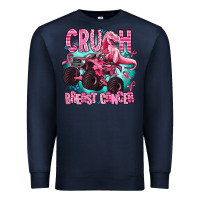 Navy crush breast cancer Premium Sweatshirt - AdoDesignShop