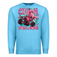 Ocean Blue crush breast cancer Premium Sweatshirt - AdoDesignShop