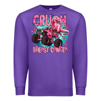 Purple crush breast cancer Premium Sweatshirt - AdoDesignShop