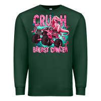 Sports Green crush breast cancer Premium Sweatshirt - AdoDesignShop