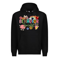 Black behavior specialist Premium Hoodie - MaliasSmallBusiness