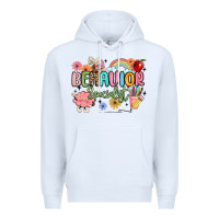 White behavior specialist Premium Hoodie - MaliasSmallBusiness
