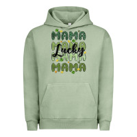 Pigment Oil Green lucky mama Urban Hoodie - MaliasSmallBusiness