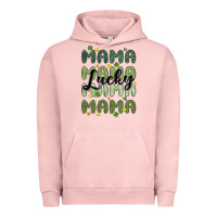 Pigment Salmon lucky mama Urban Hoodie - MaliasSmallBusiness