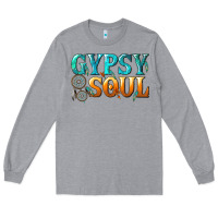 Heather Grey gypsy soul Long Sleeve Tee - texasbilliewilder