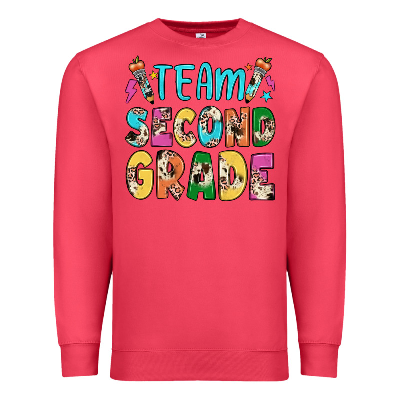 Team Second Grade Premium Sweatshirt by JahusDesignShop | Teevron