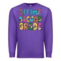 Purple team second grade Premium Sweatshirt - JahusDesignShop