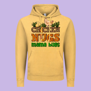 Chicken Nugs Mama Hugs Vintage Hoodie Designed By Adodesignshop