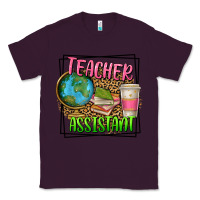 Plum teacher assistant Classic Tee - texasbilliewilder