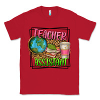 Red teacher assistant Classic Tee - texasbilliewilder