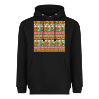 School Teacher Seamless Pattern Heavyweight Hoodie | Teevron